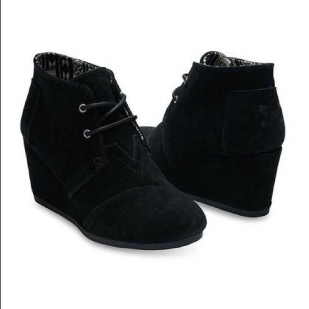 Toms Desert Wedge Bootie